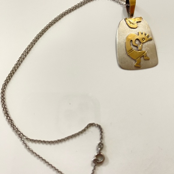 T. Thomas…Sterling…Vintage…Native Necklace - Picture 2 of 10